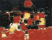 Nicolas de Stael Footballer oil on canvas